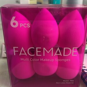 BNWT One pack of 6 pcs FaceMade Makeup Sponges